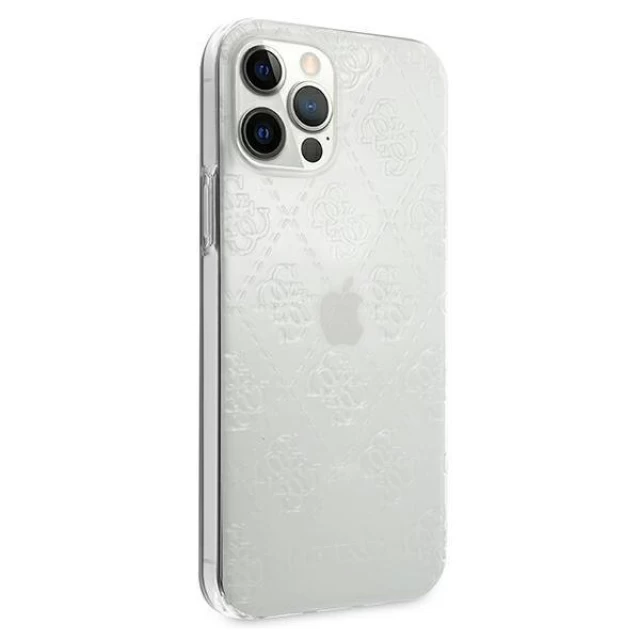 Чехол Guess Pattern Collection для iPhone 12 Pro Max Transparent (GUHCP12L3D4GTR)