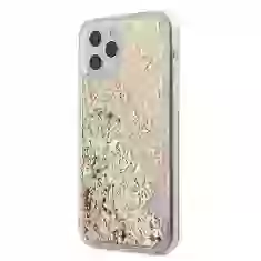 Чехол Guess Gradient Liquid Glitter 4G для iPhone 12 Pro Max Gold (GUHCP12LLG4GGPIGO)