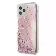 Чехол Guess 4G Liquid Glitter для iPhone 12 | 12 Pro Pink (GUHCP12MLG4GSPG)