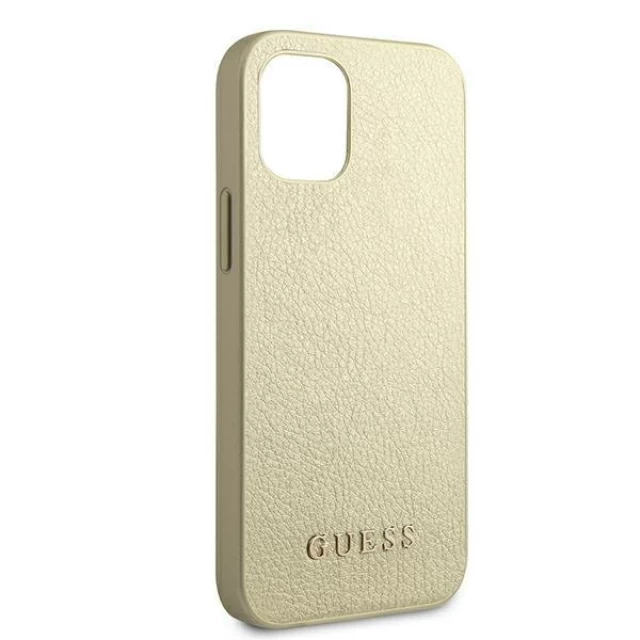 Чехол Guess Iridescent для iPhone 12 mini Gold (GUHCP12SIGLGO)