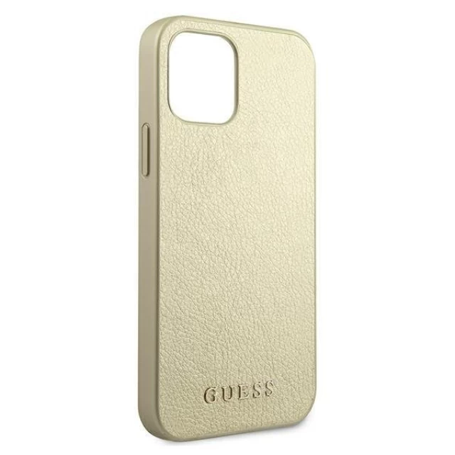 Чохол Guess Iridescent для iPhone 12 Pro Max Gold (GUHCP12LIGLGO)
