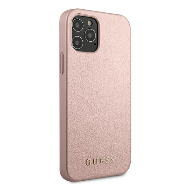 Чохол Guess Iridescent для iPhone 12 | 12 Pro Rose Gold (GUHCP12MIGLRG)