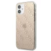 Чехол Guess 4G Glitter для iPhone 12 mini Gold (GUHCP12SPCU4GLGO)