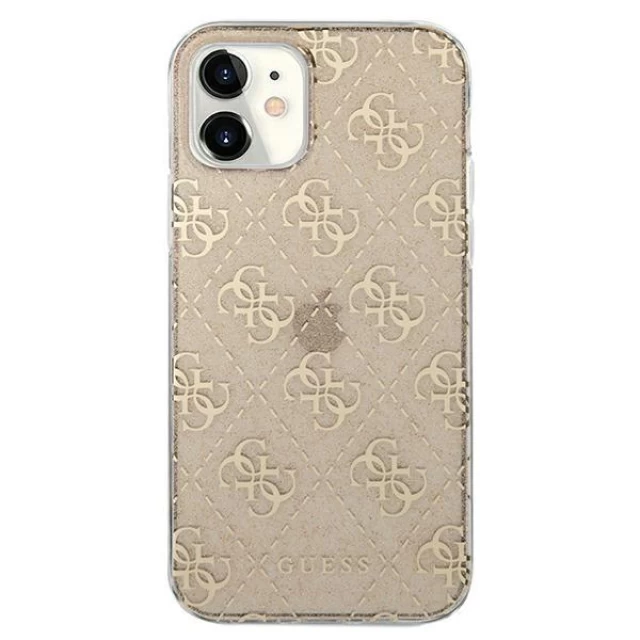 Чохол Guess 4G Glitter для iPhone 12 mini Gold (GUHCP12SPCU4GLGO)