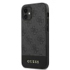 Чехол Guess 4G Stripe Collection для iPhone 12 mini Grey (GUHCP12SG4GLGR)