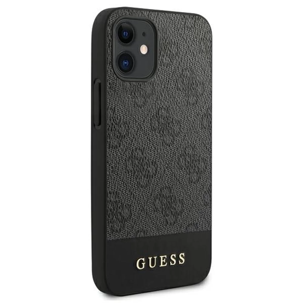 Чехол Guess 4G Stripe Collection для iPhone 12 mini Grey (GUHCP12SG4GLGR) -  купить по цене 1879 ₴ в Киеве / Украине. Оригинальный товар с гарантией  качества.