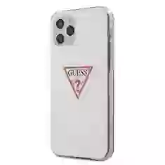 Чехол Guess Triangle Collection для iPhone 12 Pro Max White (GUHCP12LPCUCTLWH)