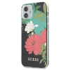 Чехол Guess Flower Collection для iPhone 12 mini Black (GUHCP12SIMLFL01)