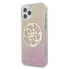 Чехол Guess Circle Logo для iPhone 12 | 12 Pro Pink Gold (GUHCP12MPCUGLPGG)