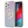 Чохол Guess Glitter Gradient 4G Circle Logo для iPhone 12 | 12 Pro Blue (GUHCP12MPCUGLBPG)