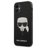 Чохол Karl Lagerfeld Saffiano Ikonik Karl's Head для iPhone 12 mini Black (KLHCP12SSAKHBK)