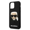 Чехол Karl Lagerfeld 3D Rubber Karl`s Head для iPhone 12 | 12 Pro Black (KLHCP12MKH3DBK)