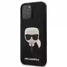 Чехол Karl Lagerfeld Karl's Head для iPhone 12 Pro Max Black (KLHCP12LSLKHBK)
