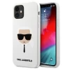 Чехол Karl Lagerfeld Karl's Head для iPhone 12 mini White (KLHCP12SSLKHWH)
