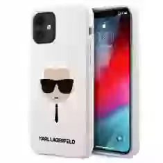 Чохол Karl Lagerfeld Karl's Head для iPhone 12 mini White (KLHCP12SSLKHWH)