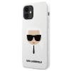 Чохол Karl Lagerfeld Karl's Head для iPhone 12 mini White (KLHCP12SSLKHWH)