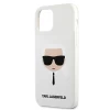 Чехол Karl Lagerfeld Karl's Head для iPhone 12 mini White (KLHCP12SSLKHWH)