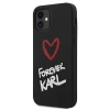 Чохол Karl Lagerfeld Silicone Forever Karl для iPhone 12 mini Black (KLHCP12SSILKRBK)