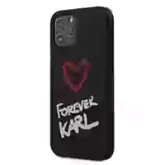 Чехол Karl Lagerfeld Silicone Forever Karl для iPhone 12 | 12 Pro Black (KLHCP12MSILKRBK)