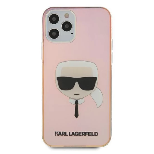 Чохол Karl Lagerfeld Karl's Head для iPhone 12 Pro Max Multicolor (KLHCP12LPCKHML)