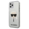 Чохол Karl Lagerfeld Karl's Head для iPhone 12 | 12 Pro Transparent (KLHCP12MKTR)