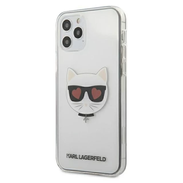 Чехол Karl Lagerfeld Choupette для iPhone 12 | 12 Pro Transparent (KLHCP12MCLTR)