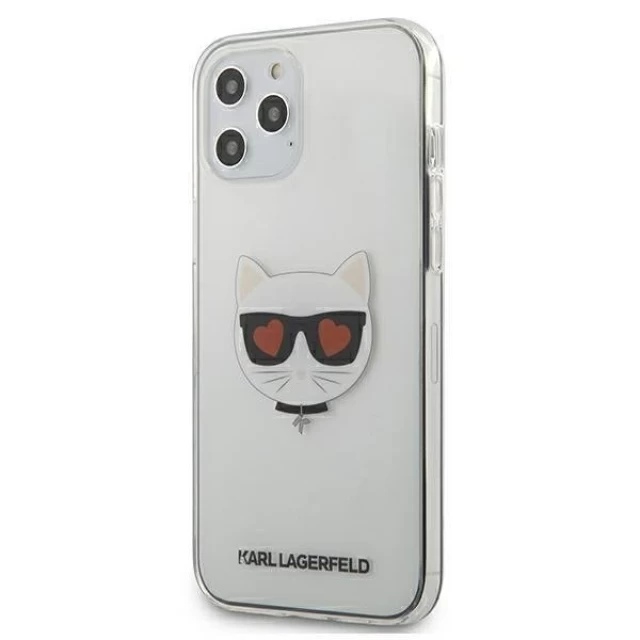 Чехол Karl Lagerfeld Choupette для iPhone 12 Pro Max Transparent (KLHCP12LCLTR)