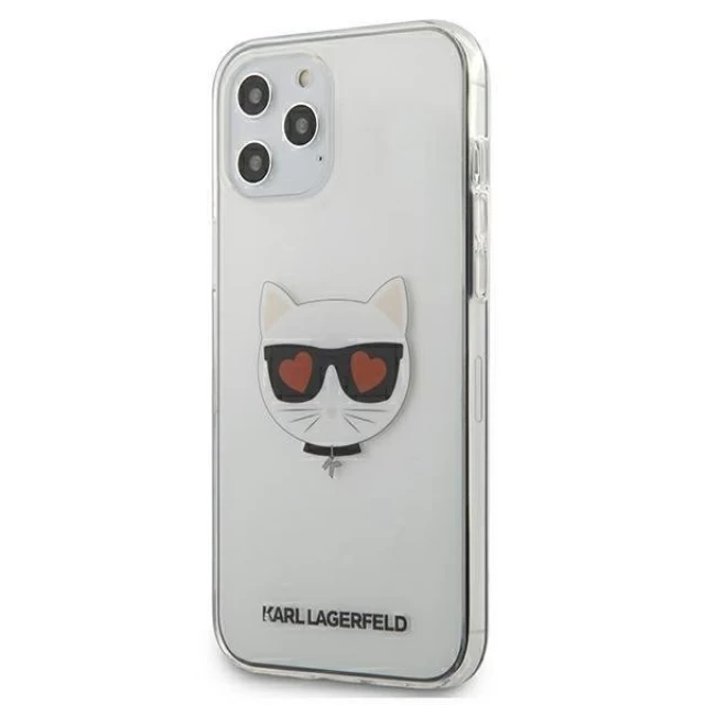 Чохол Karl Lagerfeld Choupette для iPhone 12 Pro Max Transparent (KLHCP12LCLTR)