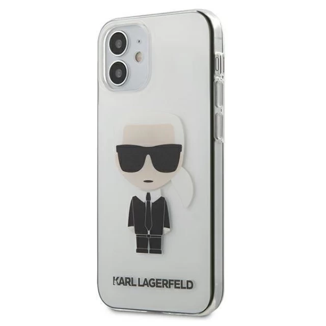 Чехол Karl Lagerfeld Iconic для iPhone 12 mini Transparent (KLHCP12STRIK)