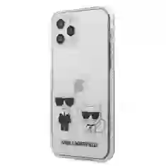 Чохол Karl Lagerfeld Karl and Choupette для iPhone 12 | 12 Pro Transparent (KLHCP12MCKTR)