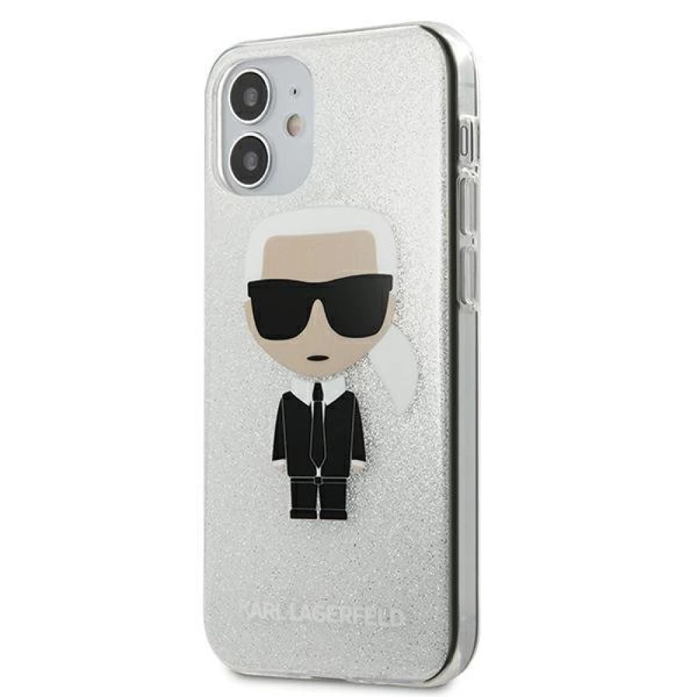 Чехол Karl Lagerfeld Iconic Karl для iPhone 12 mini Silver  (KLHCP12SPCUTRIKSL) - купить по цене 969 ₴ в Киеве / Украине. Оригинальный  товар с гарантией качества.