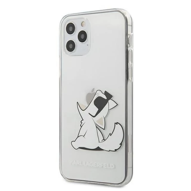 Чохол Karl Lagerfeld Choupette Fun для iPhone 12 Pro Max Transparent (KLHCP12LCFNRC)