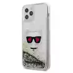 Чохол Karl Lagerfeld Liquid Glitter Choupette для iPhone 12 | 12 Pro Gold (KLHCP12MLCGLGO)