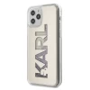 Чохол Karl Lagerfeld Mirror Liquid Glitter Karl для iPhone 12 | 12 Pro Silver (KLHCP12MKLMLGR)