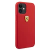 Чохол Ferrari для iPhone 12 mini On Track Silicone Red (FESSIHCP12SRE)