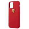 Чехол Ferrari для iPhone 12 mini On Track Silicone Red (FESSIHCP12SRE)
