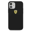 Чохол Ferrari для iPhone 12 mini On Track Silicone Black (FESSIHCP12SBK)