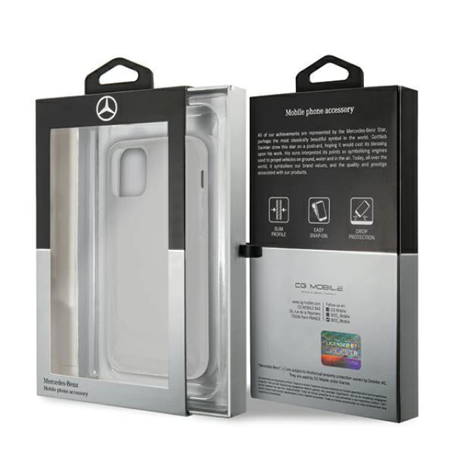 Чехол Mercedes для iPhone 12 mini Transparent Line Clear (MEHCP12SARCT)