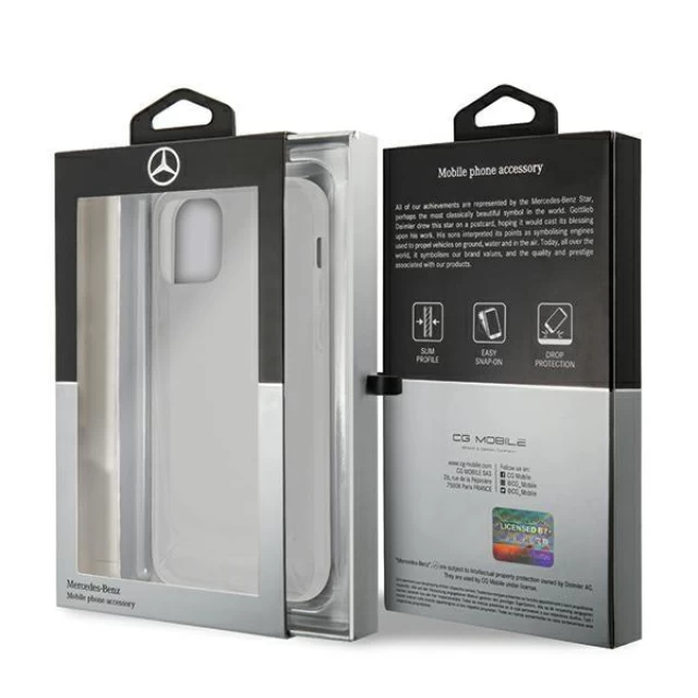 Чехол Mercedes для iPhone 12 Pro Max Transparent Line Clear (MEHCP12LARCT)