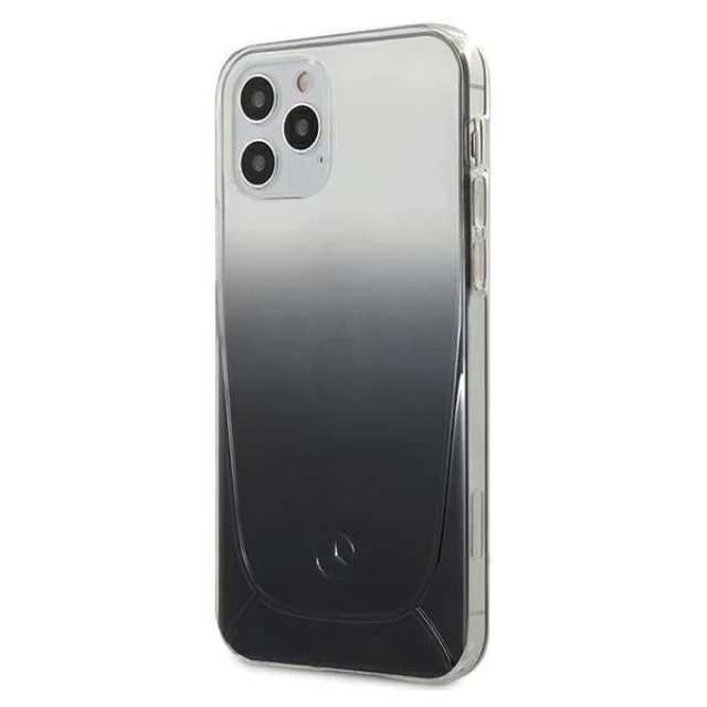 Чехол Mercedes для iPhone 12 Pro Max Transparent Line Black (MEHCP12LARGBK)