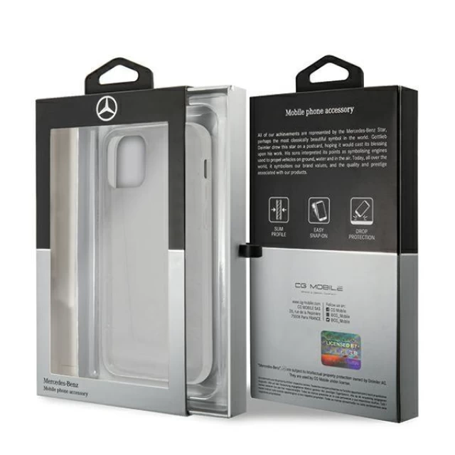 Чохол Mercedes для iPhone 12 | 12 Pro Transparent Line Clear (MEHCP12MCLCT)