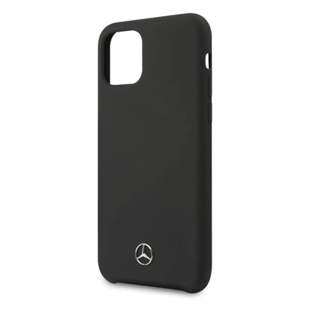 Чохол Mercedes для iPhone 12 mini Silicone Line Black (MEHCP12SSILBK)