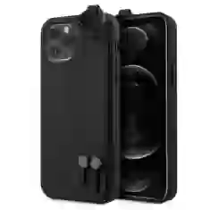 Чехол Mercedes для iPhone 12 | 12 Pro Leather Hand Strap Case Black (MEHCP12MLSSBK)