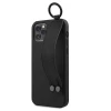 Чохол Mercedes для iPhone 12 | 12 Pro Leather Hand Strap Case Black (MEHCP12MLSSBK)