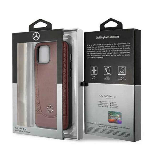 Чехол Mercedes для iPhone 12 | 12 Pro Urban Line Red (MEHCP12MARMRE)