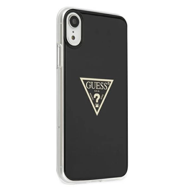 Чехол Guess Metallic Collection для iPhone XR Black (GUHCI61PCUMPTBK)