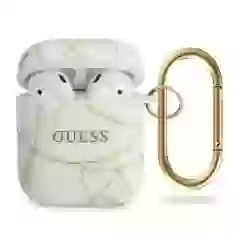 Чехол Guess Gold Chain Collection для AirPods 2/1 White (GUACA2TPUCHWH)