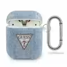 Чохол Guess Jeans Collection для AirPods 2/1 Blue (GUACA2TPUJULLB)