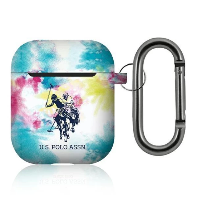 Чохол для навушників U.S. Polo Assn Tie & Dye Collection для AirPods Multicolor (USACA2PCUSML)