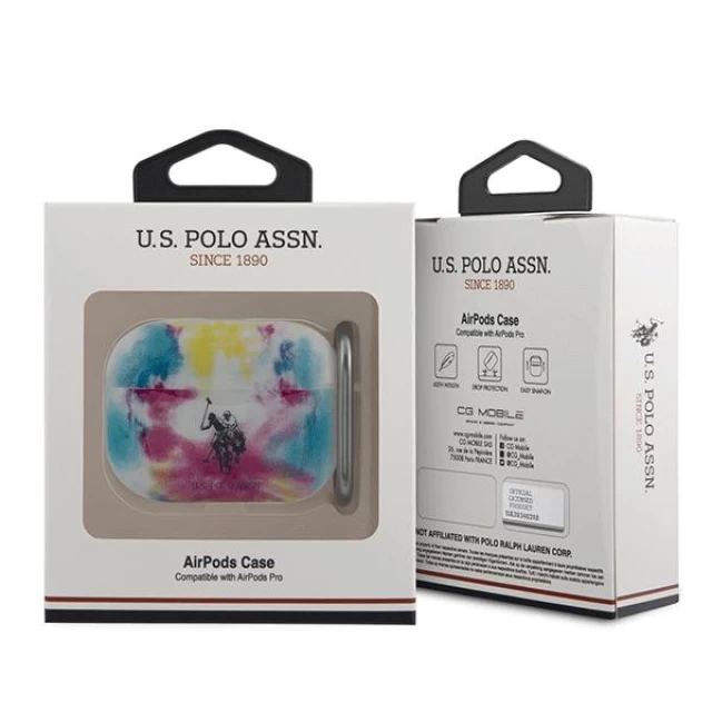 Чехол для наушников U.S. Polo Assn Tie & Dye Collection для AirPods Pro Multicolor (USACAPPCUSML)
